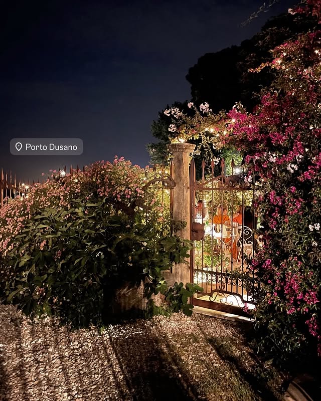 L'ingresso di notte – Porto Dusano